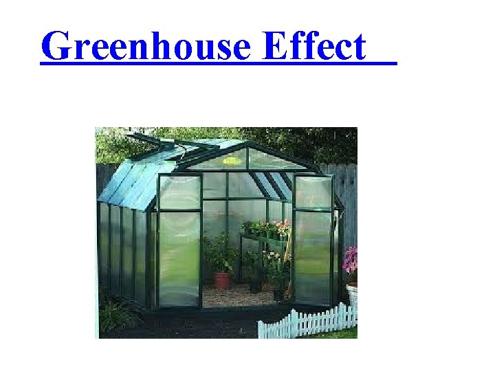 Greenhouse Effect 