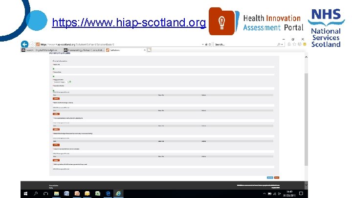 https: //www. hiap-scotland. org 