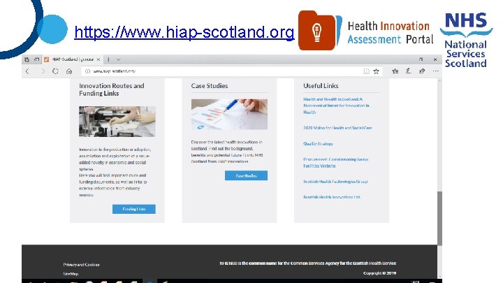 https: //www. hiap-scotland. org 