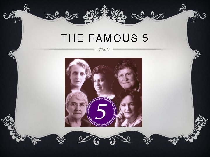 THE FAMOUS 5 
