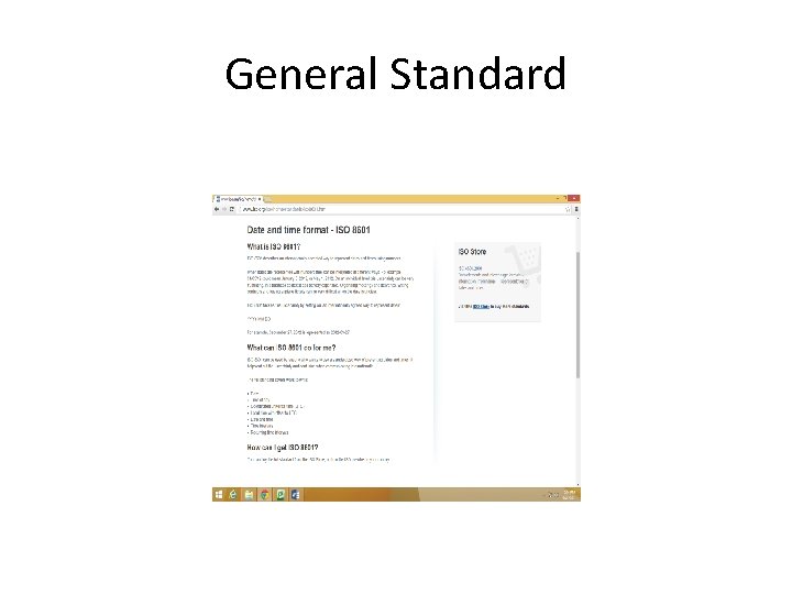 General Standard 