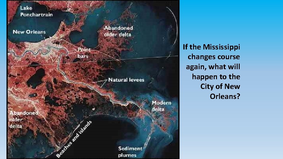 If the Mississippi changes course again, what will happen to the City of New