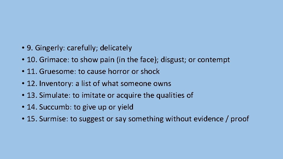 Vocabulary Lesson 1 1 Avid a strong desire