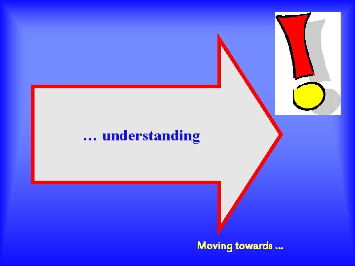 … understanding Moving towards … 