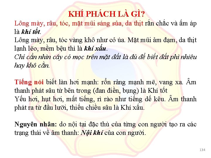 KHÍ PHÁCH LÀ GÌ? Lông mày, râu, tóc, mặt mũi sáng sủa, da thịt