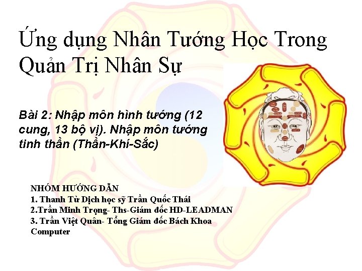 Ứng dụng Nhân Tướng Học Trong Quản Trị Nhân Sự Bài 2: Nhập môn