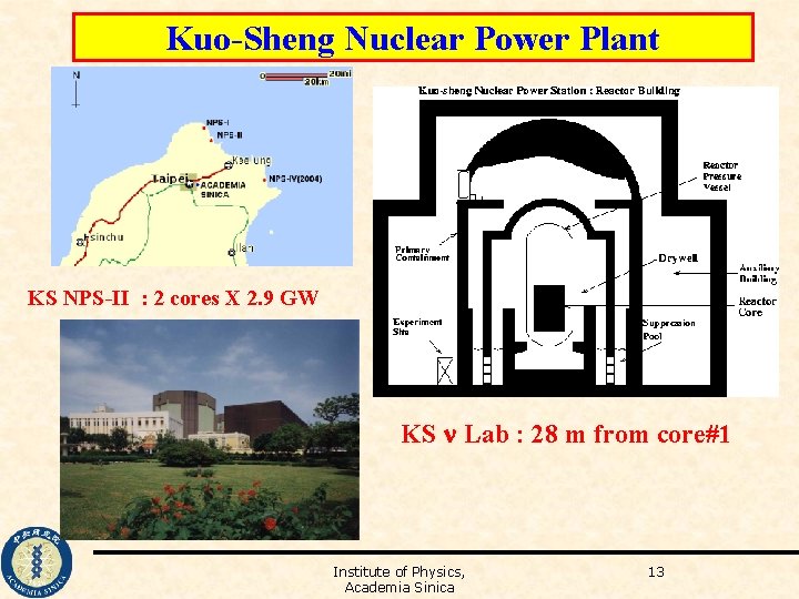 Kuo-Sheng Nuclear Power Plant KS NPS-II : 2 cores X 2. 9 GW KS