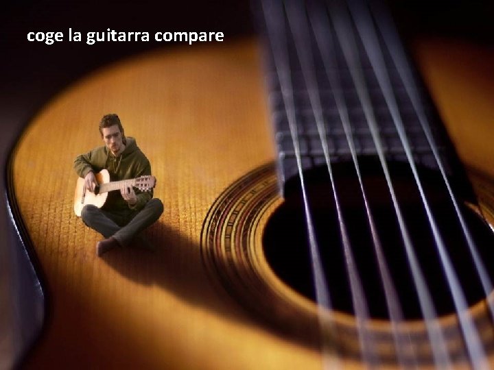 coge la guitarra compare 