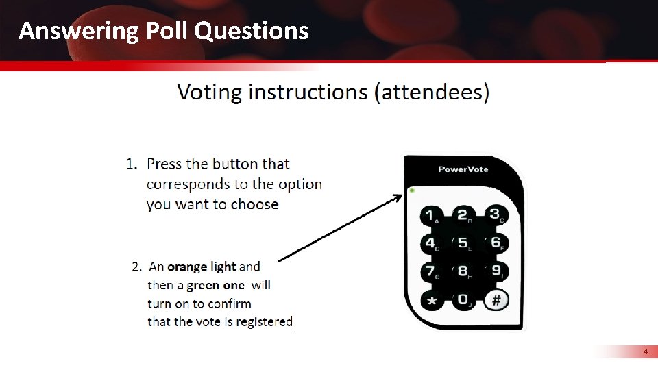 Answering Poll Questions 4 