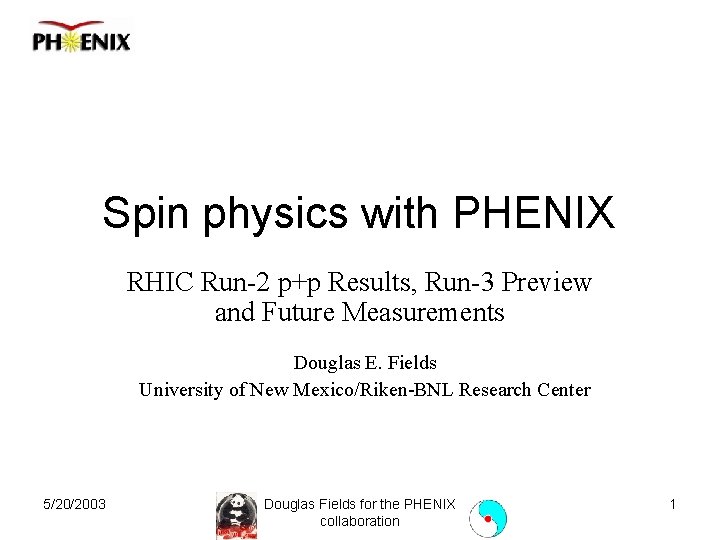 Spin physics with PHENIX RHIC Run-2 p+p Results, Run-3 Preview and Future Measurements Douglas