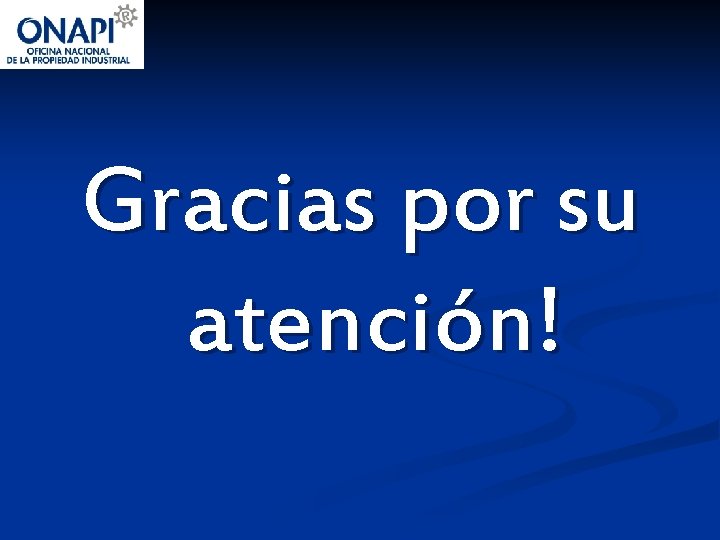 Gracias por su atención! 