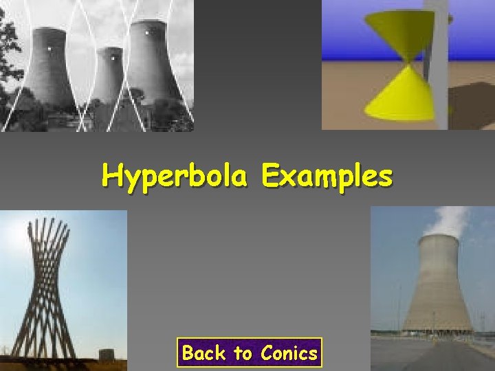 Hyperbola Examples Back to Conics 