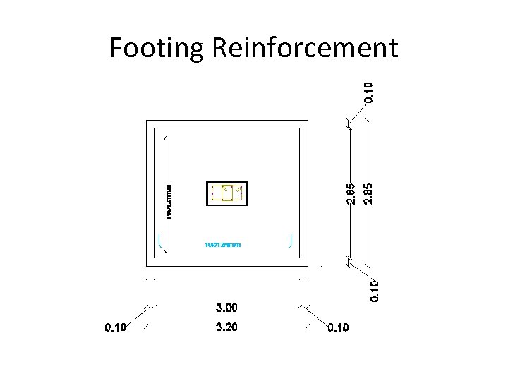 Footing Reinforcement 