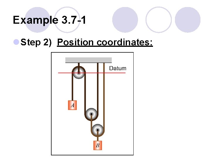 Example 3. 7 -1 l Step 2) Position coordinates: 