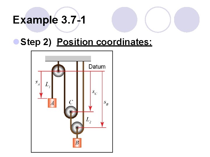 Example 3. 7 -1 l Step 2) Position coordinates: 