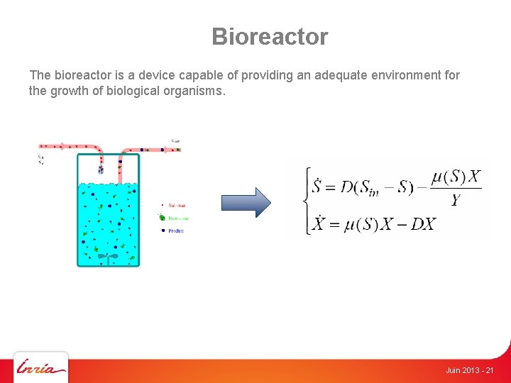 Bioreactor The bioreactor is a device capable of providing an adequate environment for the