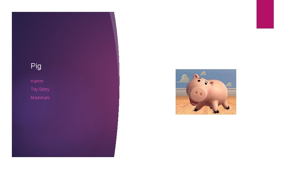 Pig Hamm Toy Story Mammals 