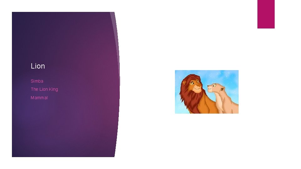 Lion Simba The Lion King Mammal 