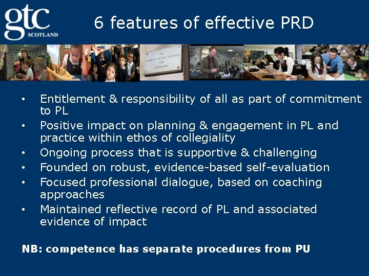 6 features of effective PRD • • • Entitlement & responsibility of all as