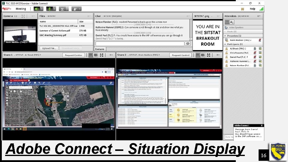 Adobe Connect – Situation Display 16 