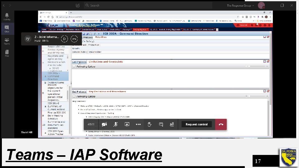 Teams – IAP Software 17 