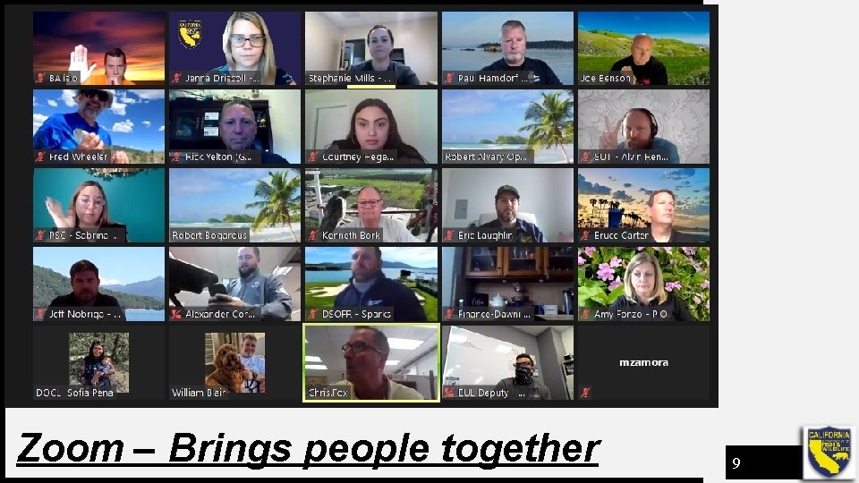 Zoom – Brings people together 9 