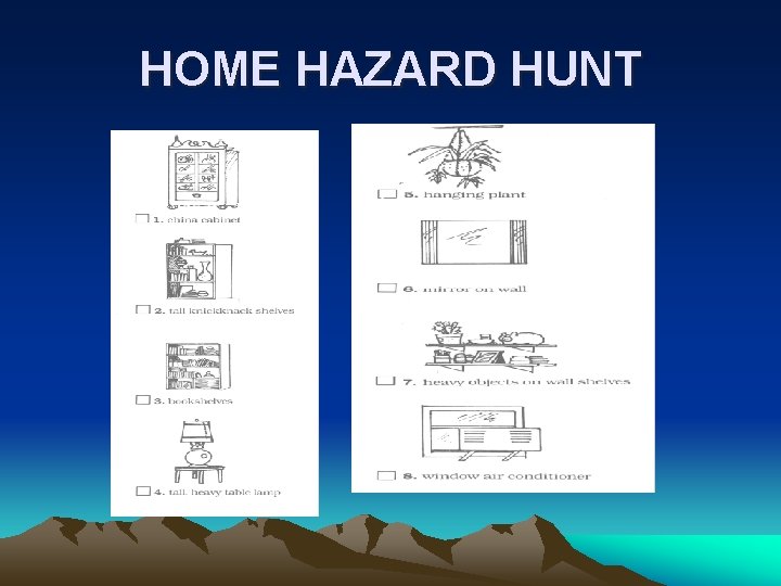 HOME HAZARD HUNT 