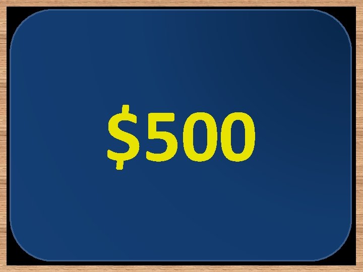 $500 