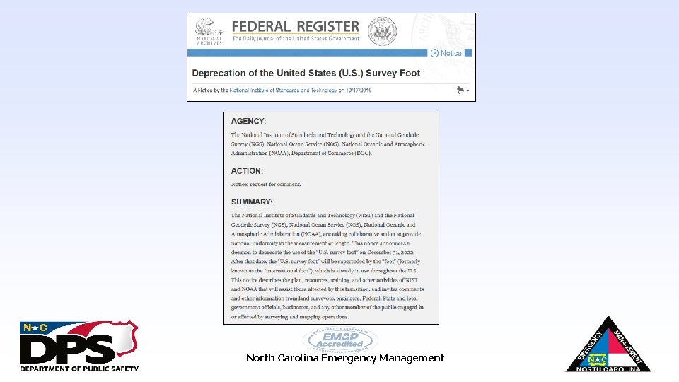 North Carolina Emergency Management 