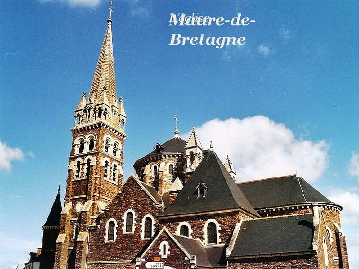 L’église Maure-de- Bretagne 