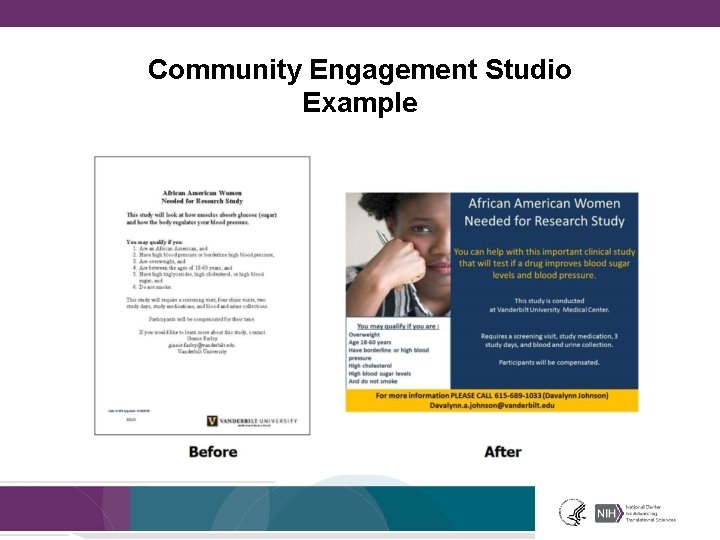 Community Engagement Studio Example 