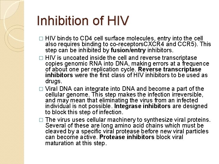 Gene therapy and Viral Vectors Lecture 13 HIV