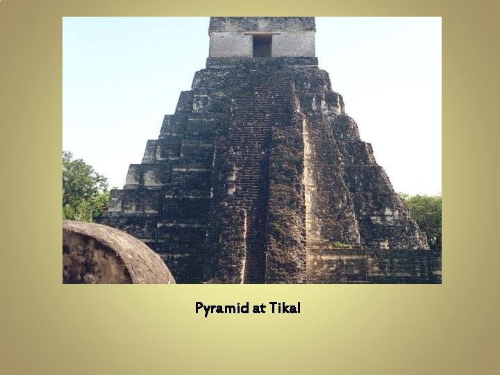 Pyramid at Tikal 