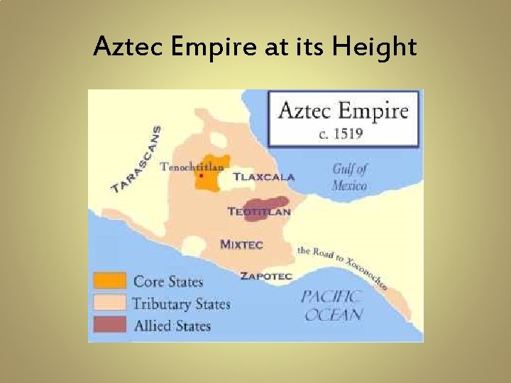 Aztec Empire at its Height 