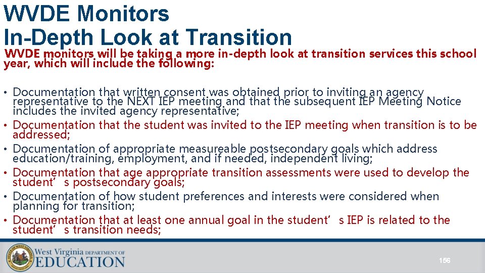 WVDE Monitors In-Depth Look at Transition WVDE monitors will be taking a more in-depth WVDE Monitors In-Depth Look at Transition WVDE monitors will be taking a more in-depth