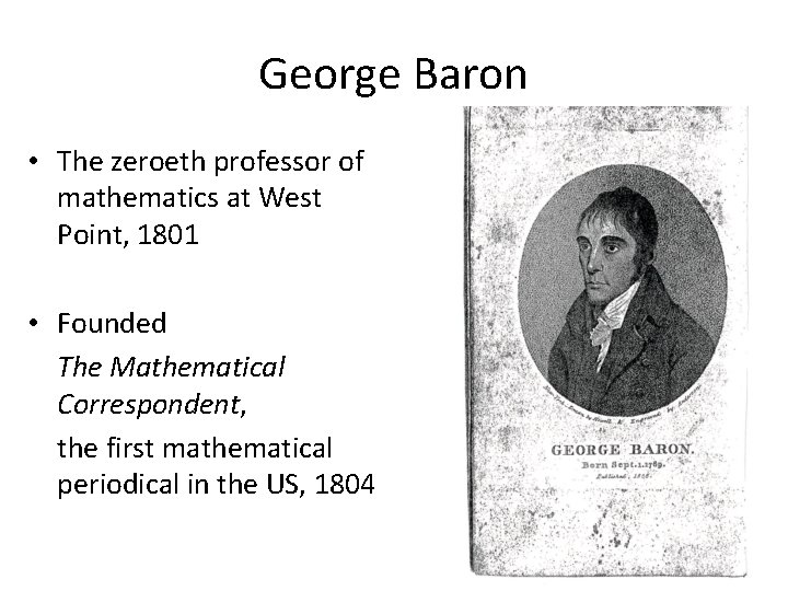 Jared Mansfield Ohios First Mathematician V Frederick Rickey