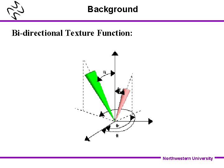 Background Bi-directional Texture Function: Northwestern University 