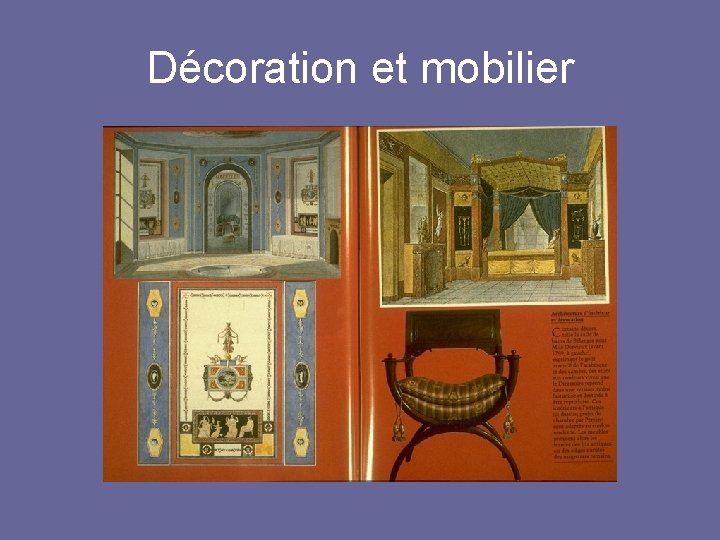 Décoration et mobilier 