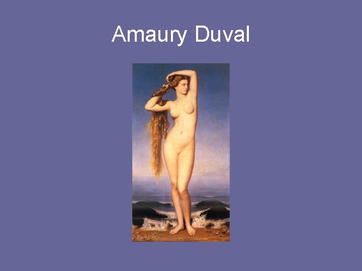 Amaury Duval 