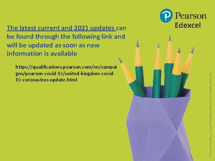 The latest current and 2021 updates can be found through the following link and The latest current and 2021 updates can be found through the following link and