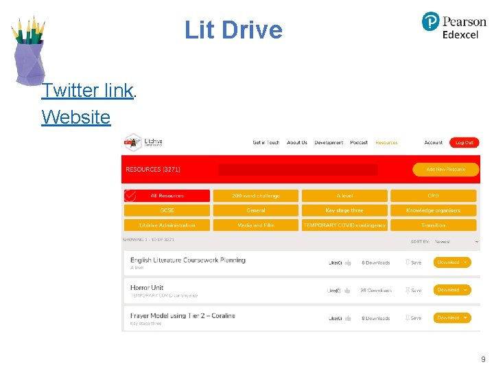 Lit Drive Twitter link. Website 9 Lit Drive Twitter link. Website 9
