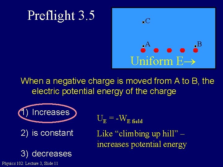 Preflight 3. 5 C - A - - - B - Uniform E When
