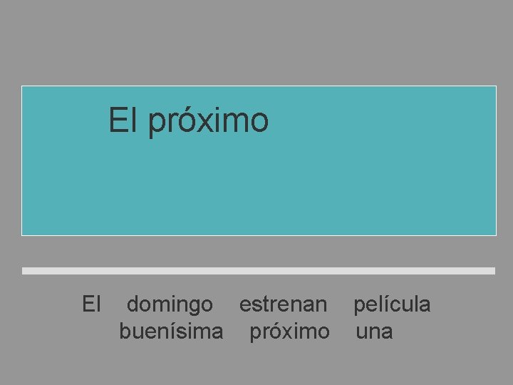 El próximo domingo estrenan una película buenísima El domingo estrenan película buenísima próximo una El próximo domingo estrenan una película buenísima El domingo estrenan película buenísima próximo una
