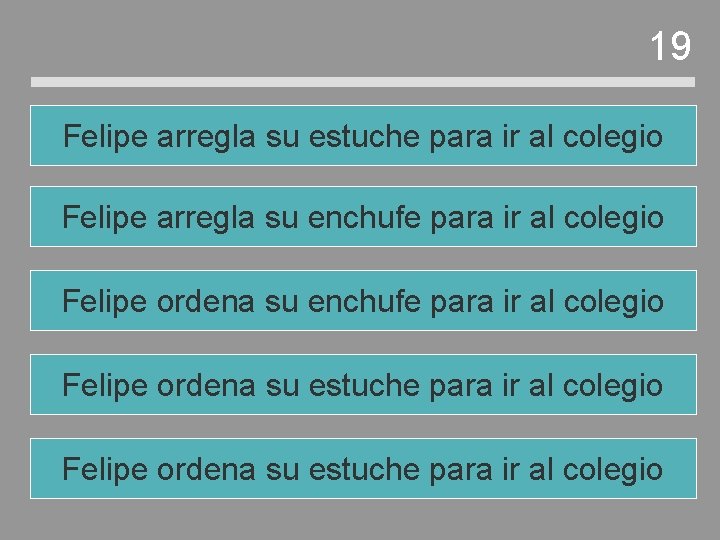 19 Felipe arregla su estuche para ir al colegio Felipe arregla su enchufe para 19 Felipe arregla su estuche para ir al colegio Felipe arregla su enchufe para
