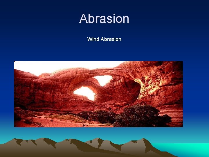 Abrasion Wind Abrasion 