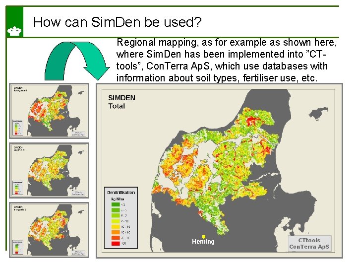 How can Sim. Den be used? Regional mapping, as for example as shown here,