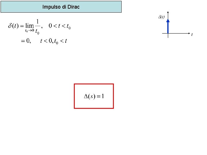 Impulso di Dirac 