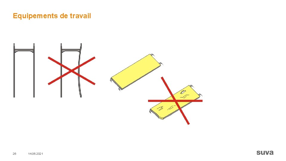 Equipements de travail 26 14. 06. 2021 