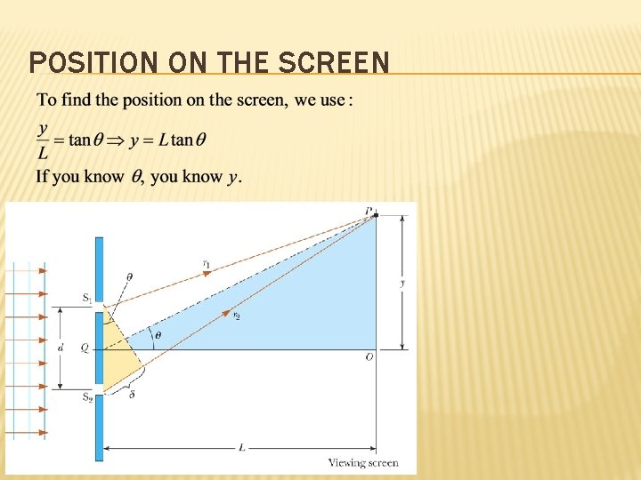 POSITION ON THE SCREEN 