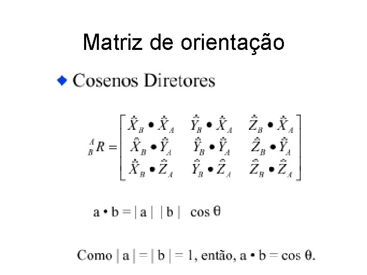 Matriz de orientação 